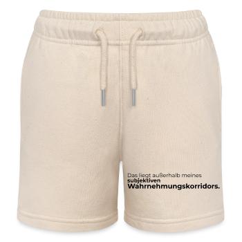 Das liegt außerhalb meines subjektiven Wahrnehmung - Kinder Organic Joggingshorts Mini Bolter von Stanley/Stella - Natur - Vorne