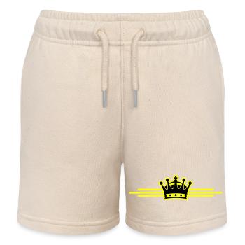 Ligne de la couronne - Short de jogging enfant bio Stanley/Stella - écru doux - Devant