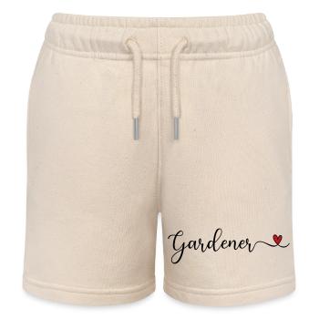 Jardinier - Short de jogging enfant bio Stanley/Stella - écru doux - Devant