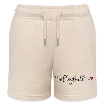 Volleyball - Kinder Organic Joggingshorts Mini Bolter von Stanley/Stella - Natur - Vorne