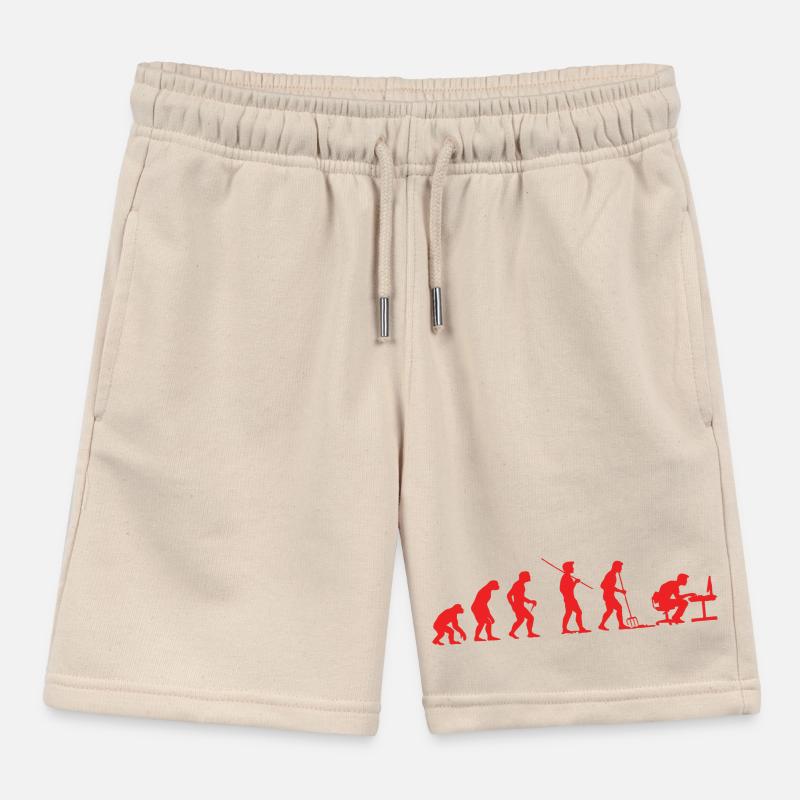 Evolution Gamer | Computer Freak Nerd PC Kinder Organic Joggingshorts Mini Bolter von Stanley/Stella