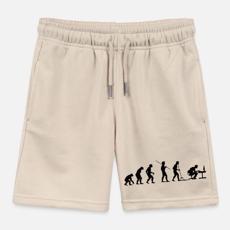 Programmierer Evolution Informatiker Entwickler Kinder Organic Joggingshorts Mini Bolter von Stanley/Stella