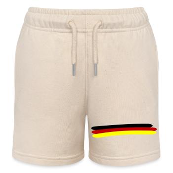 Ligne du drapeau allemand - Short de jogging enfant bio Stanley/Stella - écru doux - Devant