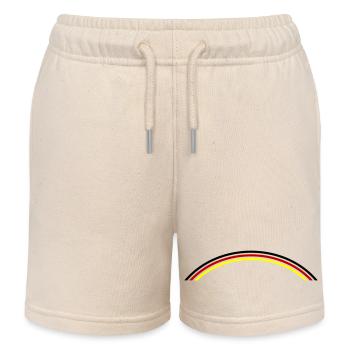 Ligne du drapeau allemand - Short de jogging enfant bio Stanley/Stella - écru doux - Devant