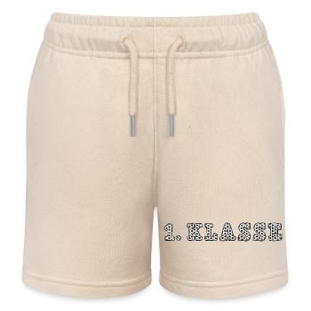 1. Klasse Einschulung Erstklässler Fußball - Kinder Organic Joggingshorts Mini Bolter von Stanley/Stella - Natur - Vorne