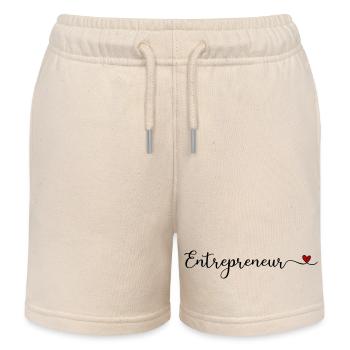 entrepreneur - Short de jogging enfant bio Stanley/Stella - écru doux - Devant