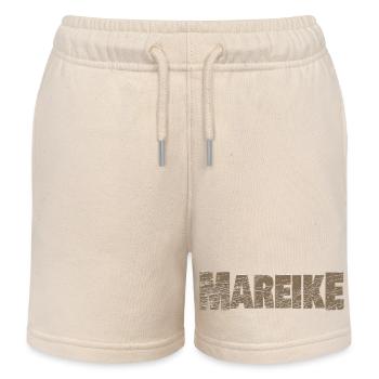 Vorname Mareike - Kinder Organic Joggingshorts Mini Bolter von Stanley/Stella - Natur - Vorne
