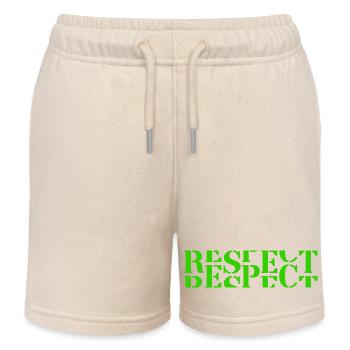 Respect - Kinder Organic Joggingshorts Mini Bolter von Stanley/Stella - Natur - Vorne