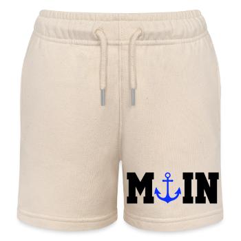 Blauer Anker Nautik Moin - Kinder Organic Joggingshorts Mini Bolter von Stanley/Stella - Natur - Vorne