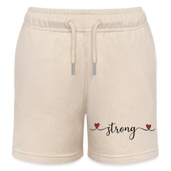 Stark - Kinder Organic Joggingshorts Mini Bolter von Stanley/Stella - Natur - Vorne