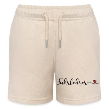Fahrlehrer mit Herz - Kinder Organic Joggingshorts Mini Bolter von Stanley/Stella - Natur - Vorne
