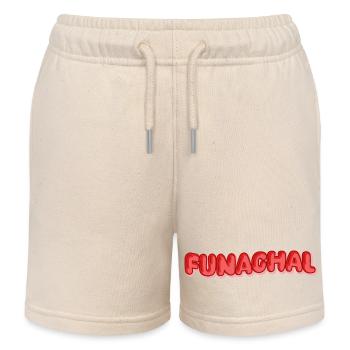 Gift for Funachal - Kids Organic Sweat Shorts by Stanley/Stella - soft Ecru - Front