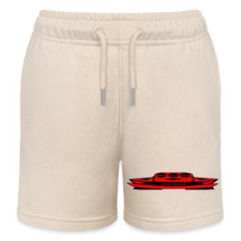 Red Blower Hot Rod - Kinder Organic Joggingshorts Mini Bolter von Stanley/Stella - Natur - Vorne