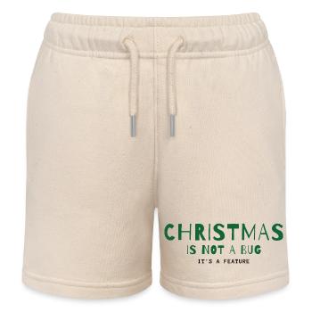 Christmas Is Not a Bug – It's a Feature - Kinder Organic Joggingshorts Mini Bolter von Stanley/Stella - Natur - Vorne