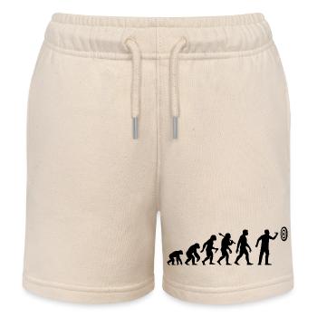 Darts Evolution Dart Zielen Auf Zielscheibe - Kinder Organic Joggingshorts Mini Bolter von Stanley/Stella - Natur - Vorne