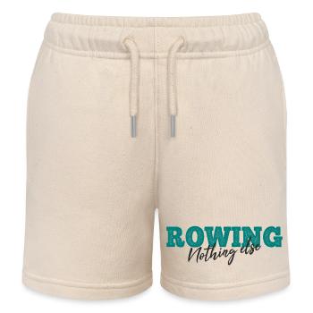 Rowing Nothing Else Slogan - Ruderer - Rudern - Kinder Organic Joggingshorts Mini Bolter von Stanley/Stella - Natur - Vorne