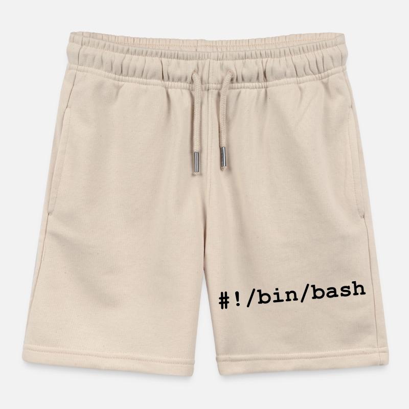 Shell bash / bourne-again sous Linux et Unix Short de jogging enfant bio Stanley/Stella