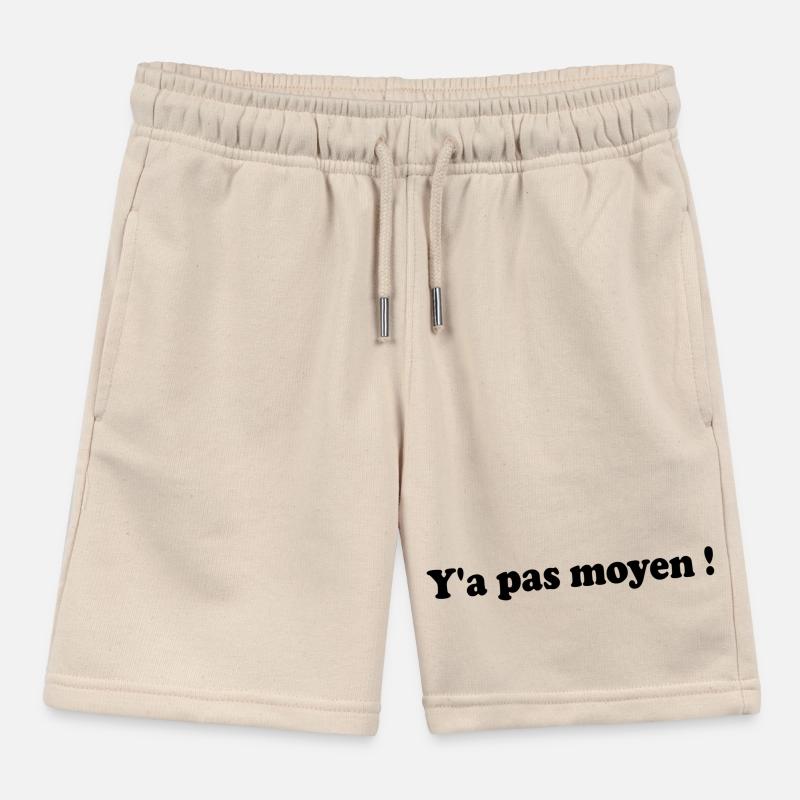 Y'a pas moyen Short de jogging enfant bio Stanley/Stella