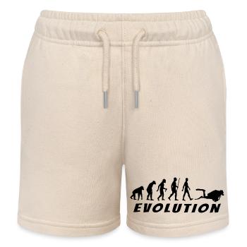 Evolution Diver Schwarz - Kinder Organic Joggingshorts Mini Bolter von Stanley/Stella - Natur - Vorne