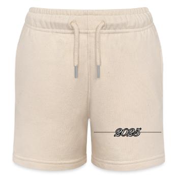 Ligne 2025 - Short de jogging enfant bio Stanley/Stella - écru doux - Devant