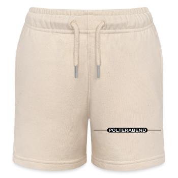 Polterabend Grafik - Kinder Organic Joggingshorts Mini Bolter von Stanley/Stella - Natur - Vorne