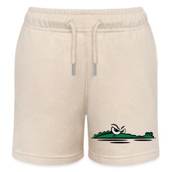 Krokodil lauern wasser - Kinder Organic Joggingshorts Mini Bolter von Stanley/Stella - Natur - Vorne