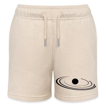 Planètes théoriques en orbite autour du Soleil - Short de jogging enfant bio Stanley/Stella - écru doux - Devant