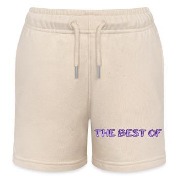MOTHER's DAY. HAPPY MOTHER'S DAY. MOM. FEAST - Kids Organic Sweat Shorts by Stanley/Stella - soft Ecru - Front