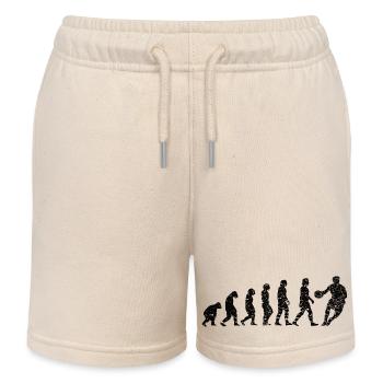 Basketball Basketballteam Basketballspieler - Kinder Organic Joggingshorts Mini Bolter von Stanley/Stella - Natur - Vorne
