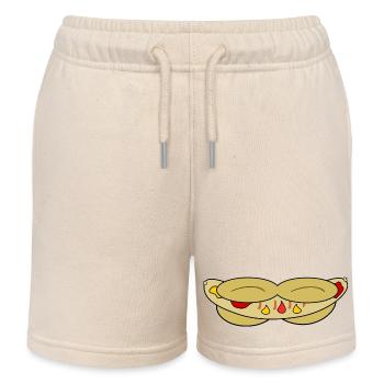 Bratwurst - Kinder Organic Joggingshorts Mini Bolter von Stanley/Stella - Natur - Vorne