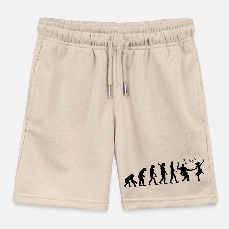Darwin Evolution to Swing - Sort Stanley/Stella MINI BOLTER økologiske joggingshorts til børn