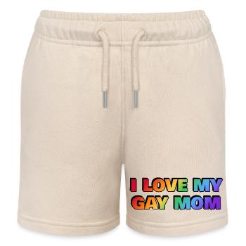 Ich liebe meine schwule Mutter - Kinder Organic Joggingshorts Mini Bolter von Stanley/Stella - Natur - Vorne