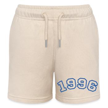 1996 Sport Blue - Kinder Organic Joggingshorts Mini Bolter von Stanley/Stella - Natur - Vorne