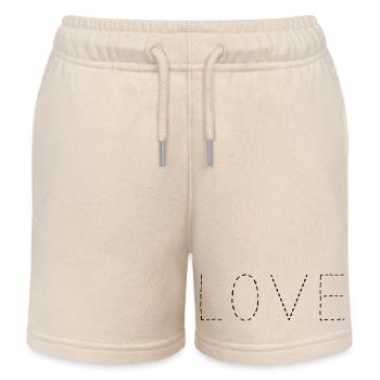AMOUR - Short de jogging enfant bio Stanley/Stella - écru doux - Devant