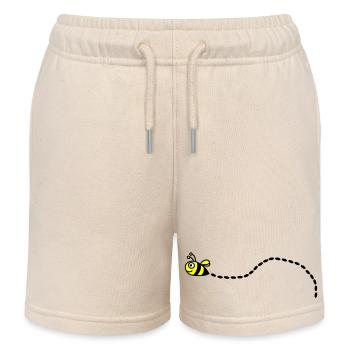 Biene - Kinder Organic Joggingshorts Mini Bolter von Stanley/Stella - Natur - Vorne