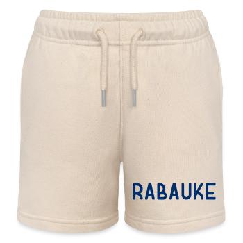 Rabauke - ungehobelter Mensch - ungezogenes Kind - Kinder Organic Joggingshorts Mini Bolter von Stanley/Stella - Natur - Vorne