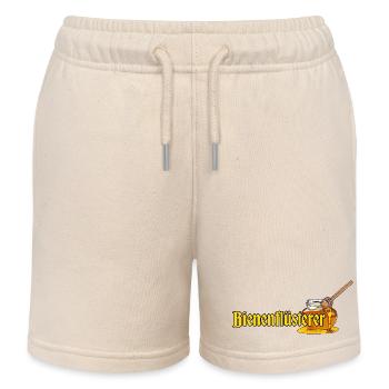 Bienenflüsterer // Illustration - Kinder Organic Joggingshorts Mini Bolter von Stanley/Stella - Natur - Vorne