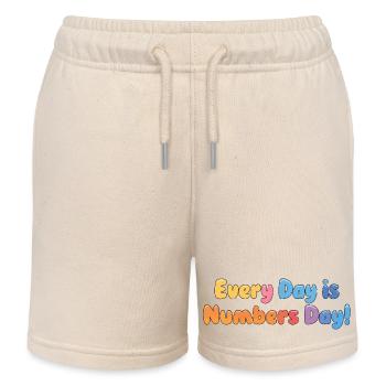 NOMBRE JOUR - Short de jogging enfant bio Stanley/Stella - écru doux - Devant