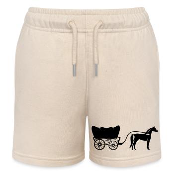 western kutsche - Kinder Organic Joggingshorts Mini Bolter von Stanley/Stella - Natur - Vorne