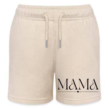 Mama - Muttertag - Kinder Organic Joggingshorts Mini Bolter von Stanley/Stella - Natur - Vorne