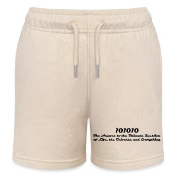 101010 - Kids Organic Sweat Shorts by Stanley/Stella - soft Ecru - Front