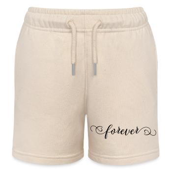 für immer Liebe - Kinder Organic Joggingshorts Mini Bolter von Stanley/Stella - Natur - Vorne
