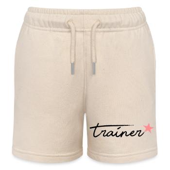 Trainer - Kinder Organic Joggingshorts Mini Bolter von Stanley/Stella - Natur - Vorne
