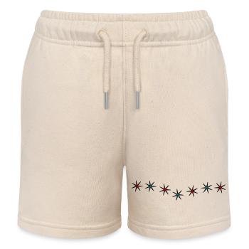 ETOILE. STAR. ETOILES. FÊTE. ANNIVERSAIRE. NOËL - Short de jogging enfant bio Stanley/Stella - écru doux - Devant