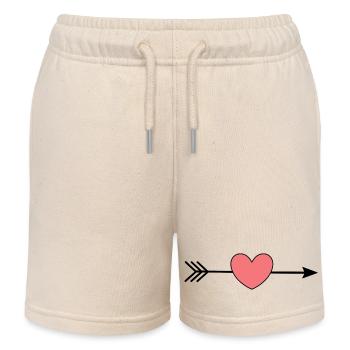 Cadeau Saint-Valentin Saint-Valentin - Short de jogging enfant bio Stanley/Stella - écru doux - Devant