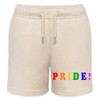 Pride - Short de jogging enfant bio Stanley/Stella - écru doux - Devant