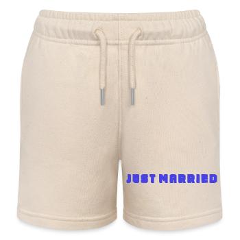 VALENTINSTAG. Junggesellinnenabschied. ICH LIEBE DICH. ICH LIEBE DICH. LIEBE - Kinder Organic Joggingshorts Mini Bolter von Stanley/Stella - Natur - Vorne
