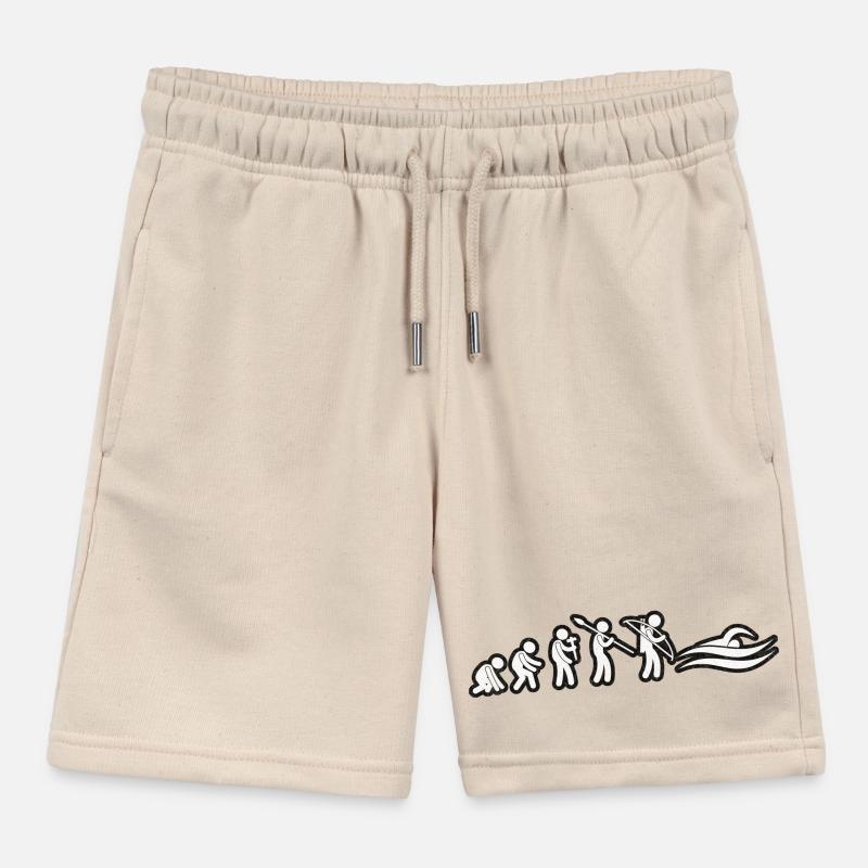 Evolution Swim Blanc Grunge Short de jogging enfant bio Stanley/Stella