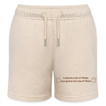 gluten-free - Kids Organic Sweat Shorts by Stanley/Stella - soft Ecru - Front