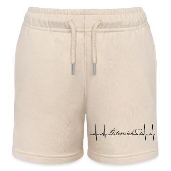 Autriche - Short de jogging enfant bio Stanley/Stella - écru doux - Devant
